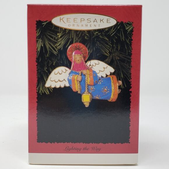 Hallmark 1996 Lighting The Way Handcrafted Keepsake Holiday Christmas Ornament - Picture 1 of 5